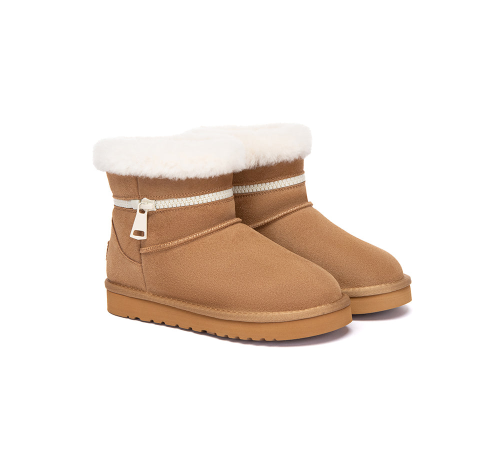 UGG Boots Sheepskin Wool Shearling Ankle Lienn