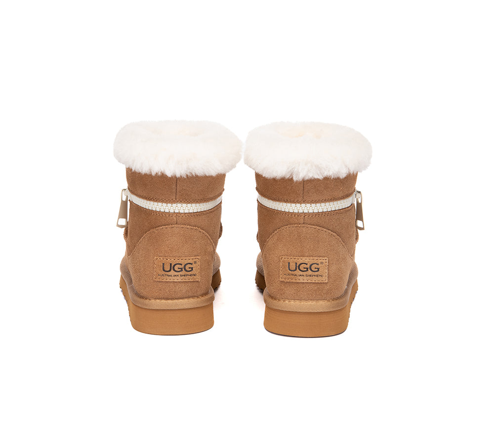 UGG Boots Sheepskin Wool Shearling Ankle Lienn