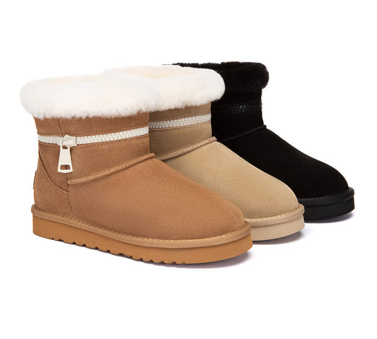 UGG Boots Sheepskin Wool Shearling Ankle Lienn