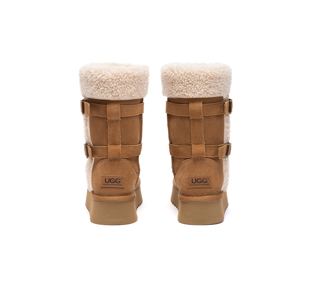 UGG Boots Women Sheepskin Wool Short Nordel