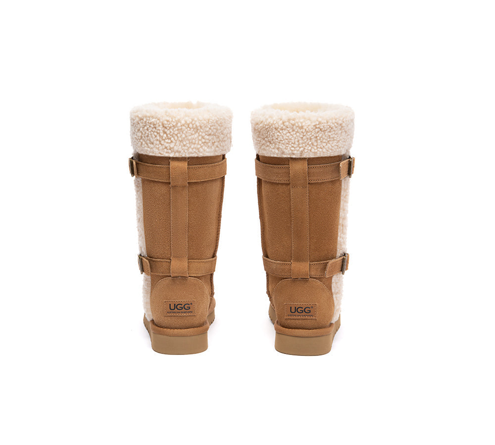 UGG Boots Women Sheepskin Wool Tall Nordel