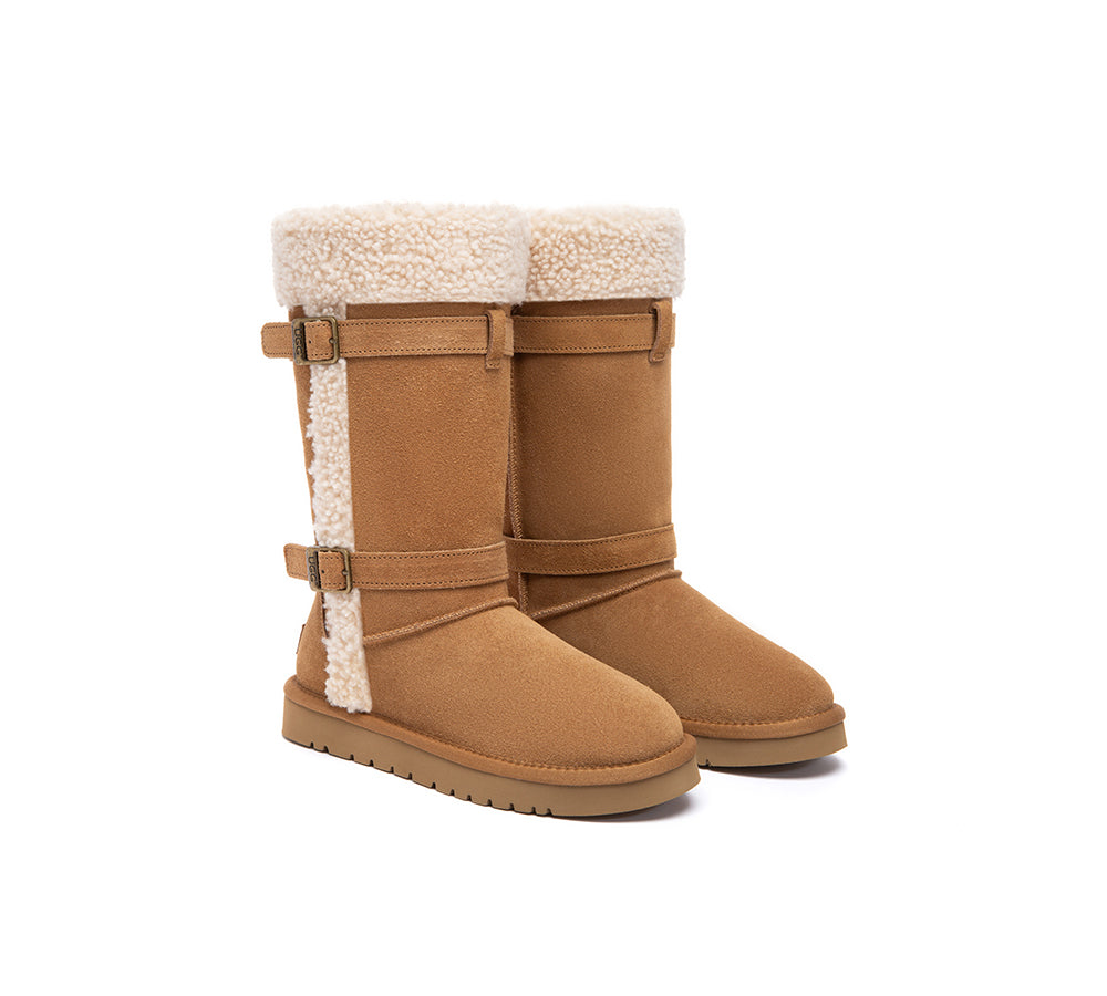 UGG Boots Women Sheepskin Wool Tall Nordel