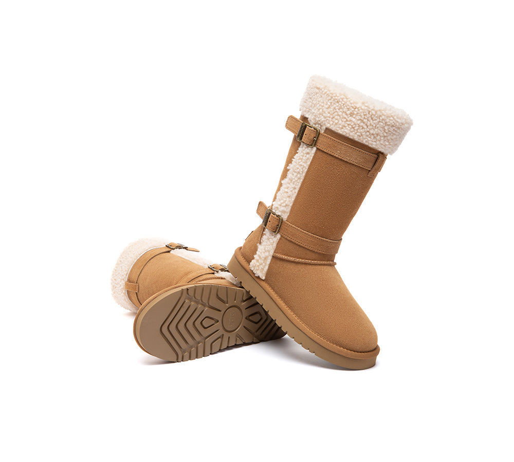 UGG Boots Women Sheepskin Wool Tall Nordel