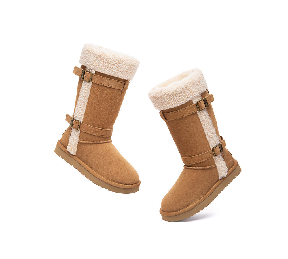 UGG Boots Women Sheepskin Wool Tall Nordel