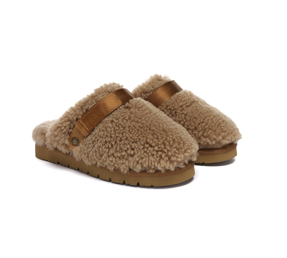UGG Slippers Sheepskin Wool Slingback Nozet