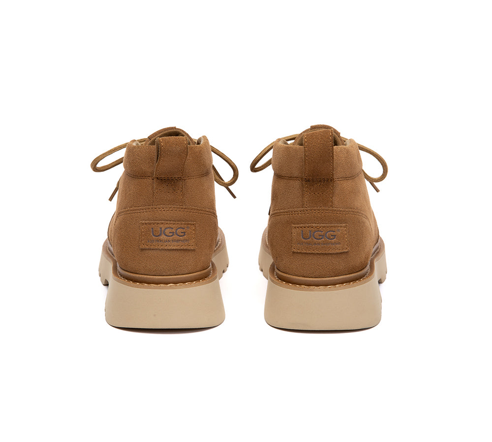UGG Boots Men Lace Up Ankle Casual Chukka Caelen