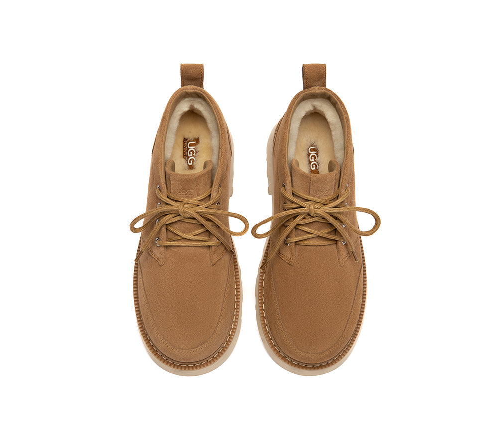 UGG Boots Men Lace Up Ankle Casual Chukka Caelen
