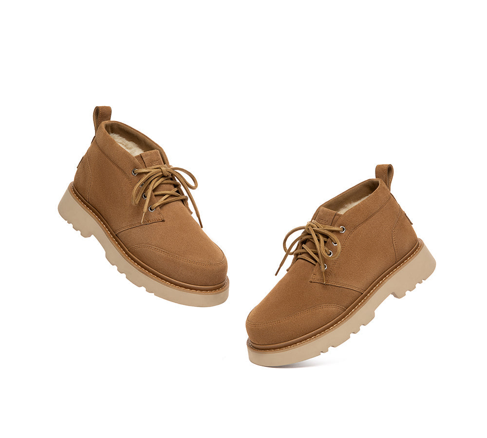 UGG Boots Men Lace Up Ankle Casual Chukka Caelen