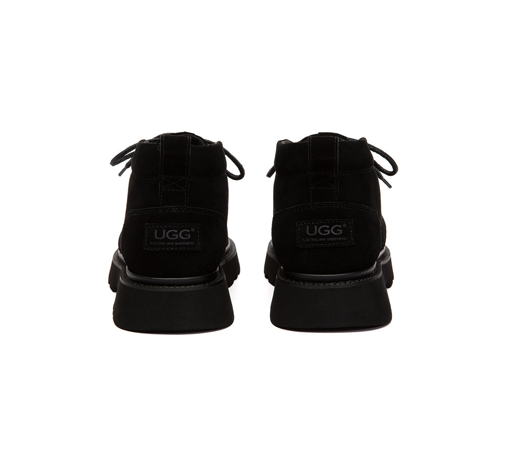 UGG Boots Men Lace Up Ankle Casual Chukka Caelen