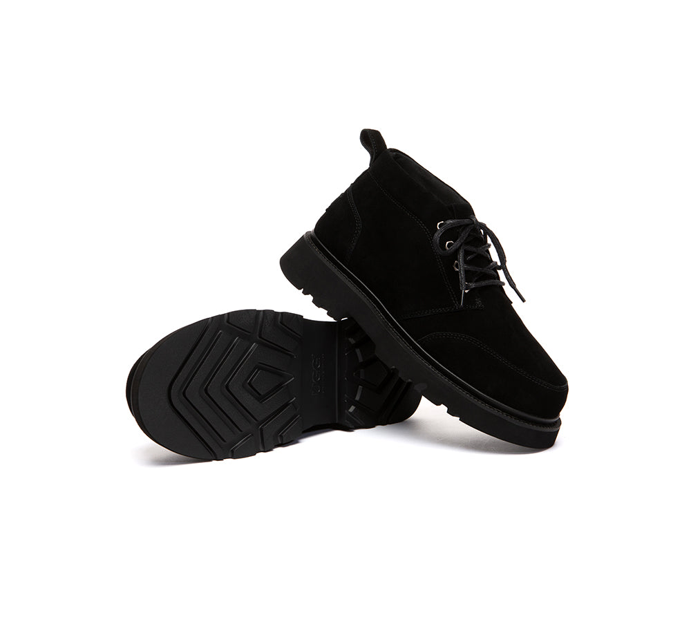 UGG Boots Men Lace Up Ankle Casual Chukka Caelen