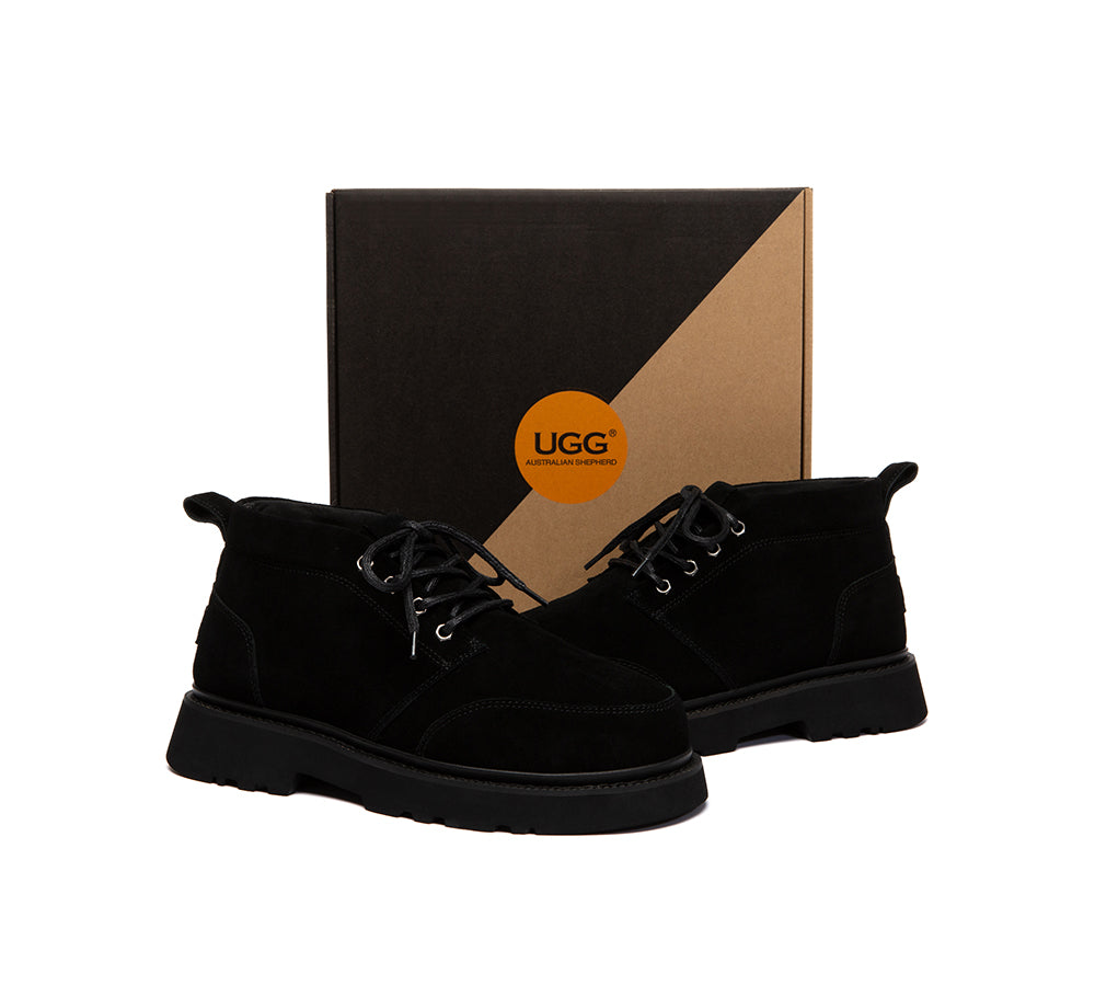 UGG Boots Men Lace Up Ankle Casual Chukka Caelen