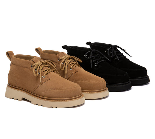 UGG Boots Men Lace Up Ankle Casual Chukka Caelen