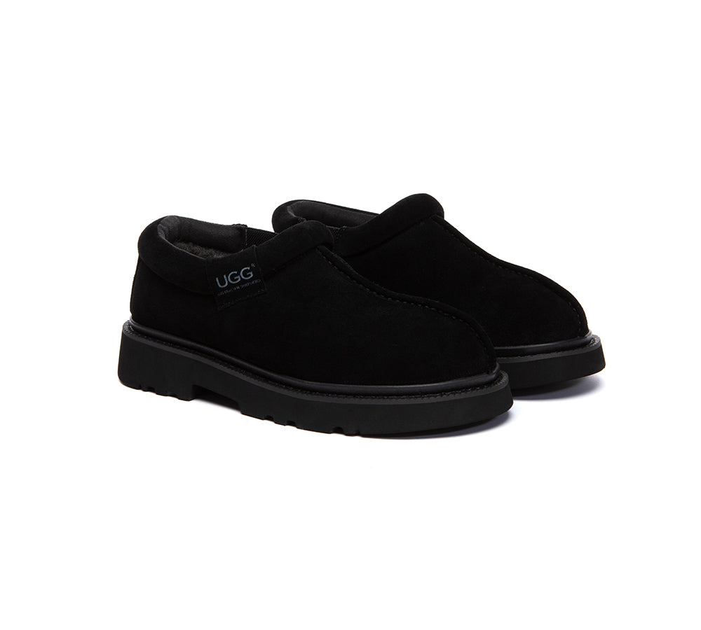 UGG Slippers Sheepskin Wool Ankle Axton