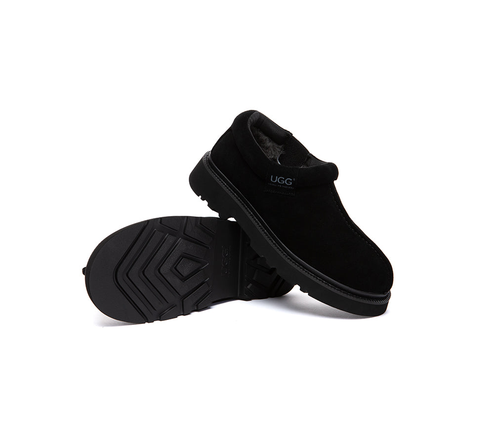 UGG Slippers Sheepskin Wool Ankle Axton