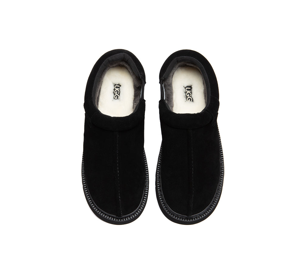 UGG Slippers Sheepskin Wool Ankle Axton