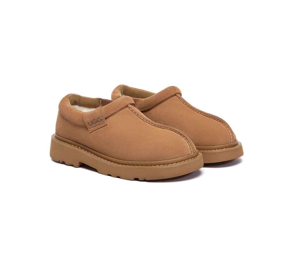 UGG Slippers Sheepskin Wool Ankle Axton