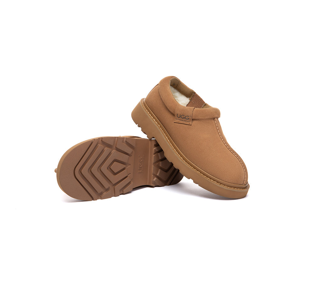 UGG Slippers Sheepskin Wool Ankle Axton