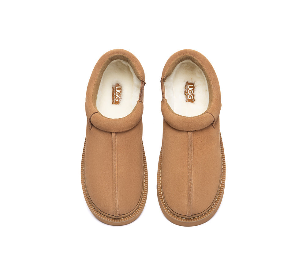 UGG Slippers Sheepskin Wool Ankle Axton