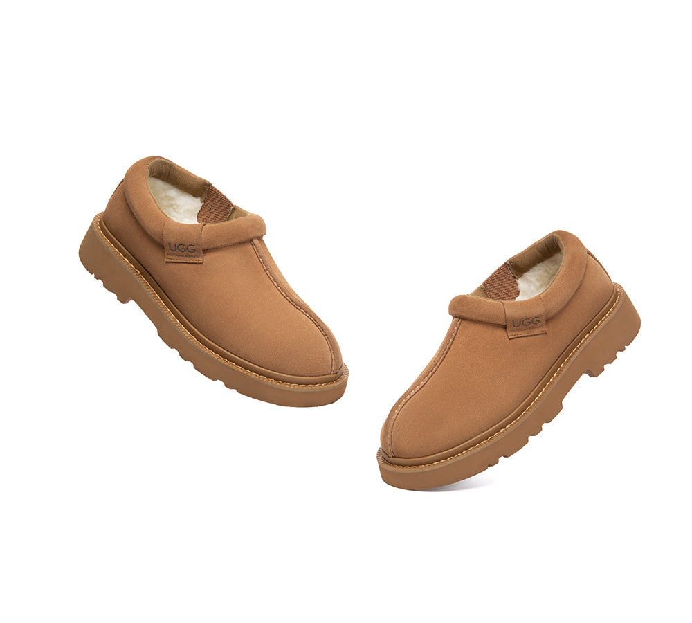 UGG Slippers Sheepskin Wool Ankle Axton