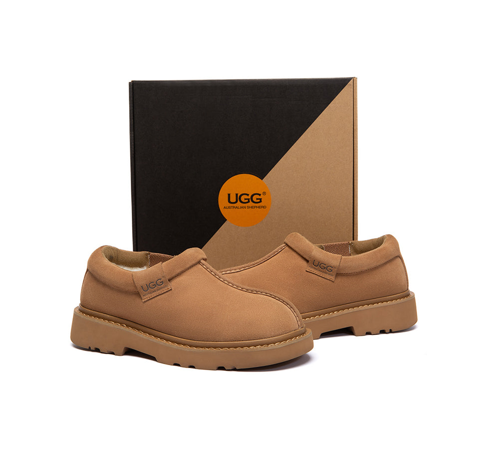 UGG Slippers Sheepskin Wool Ankle Axton