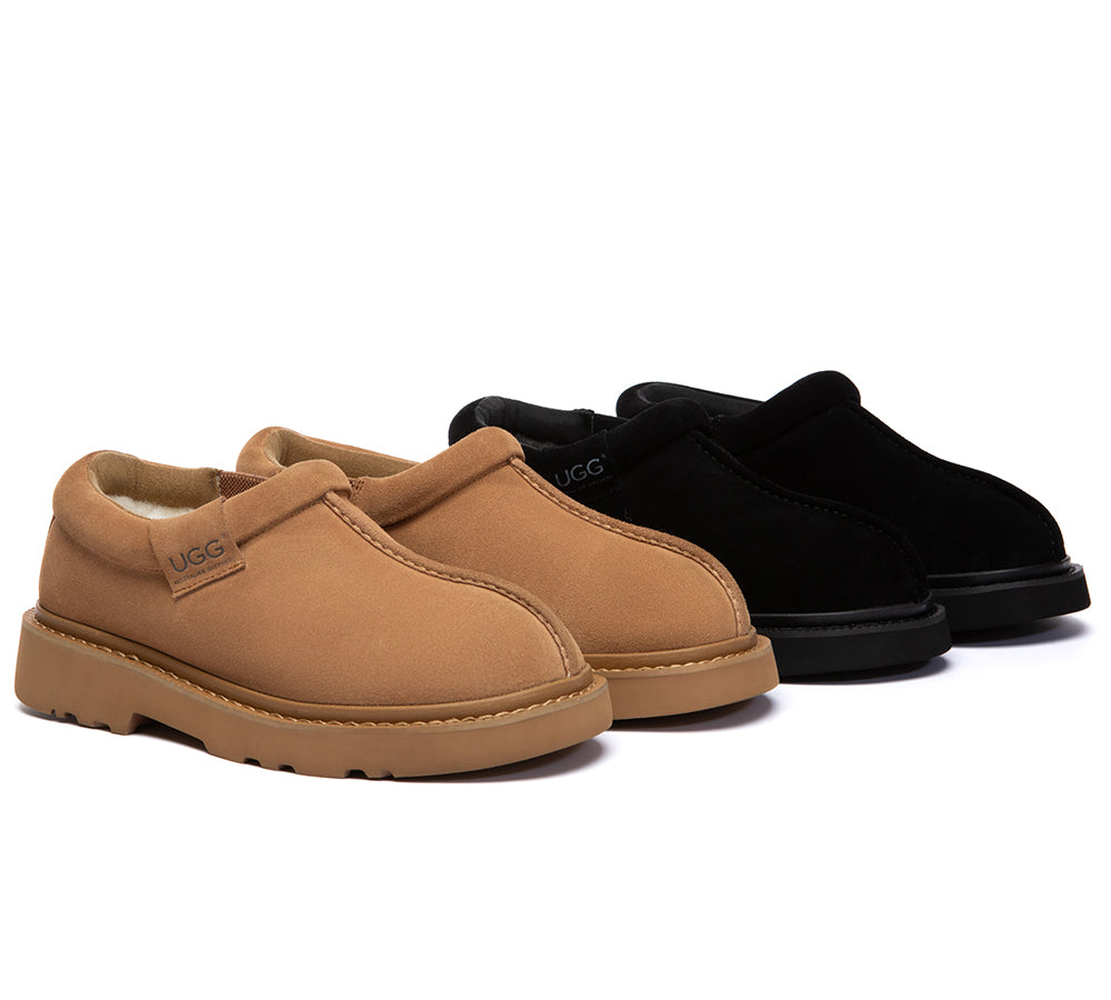 UGG Slippers Sheepskin Wool Ankle Axton