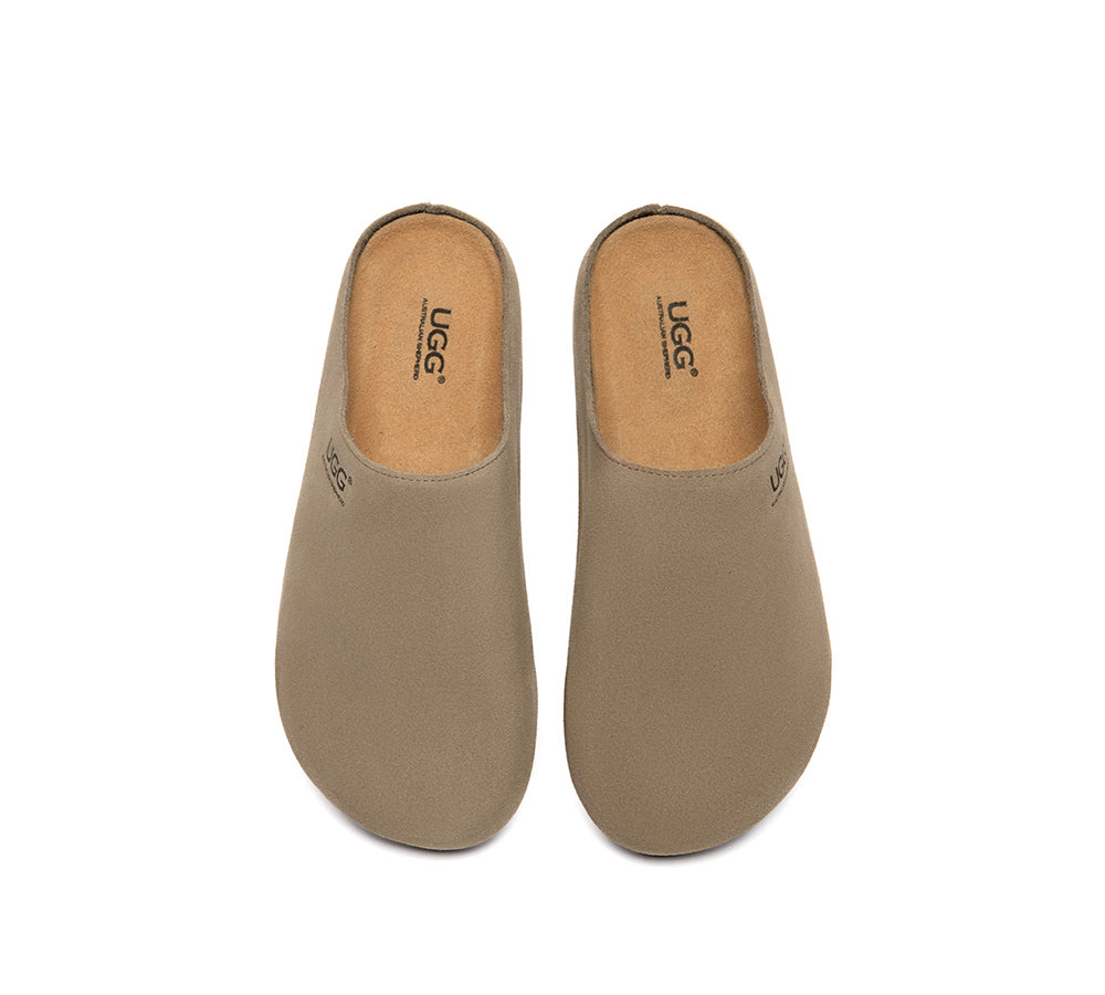 Unisex Suede Slip On Casual Mules Marven