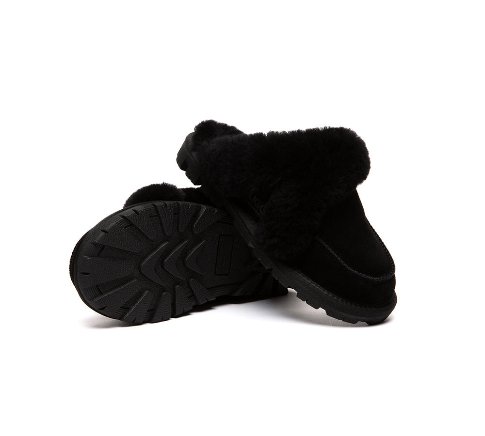 UGG Slippers Sheepskin Wool Shearling Doria