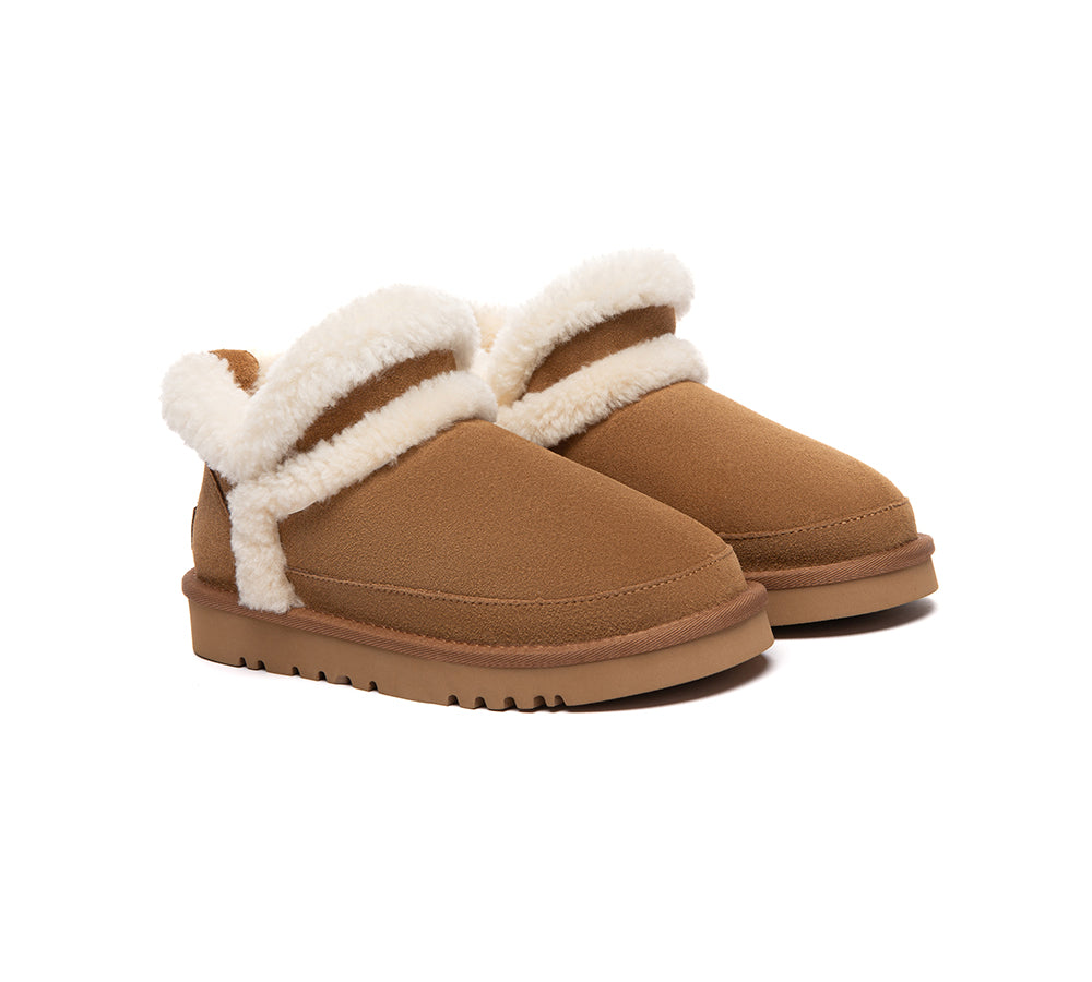 UGG Slippers Women Sheepskin Wool Shearling Ankle Arden
