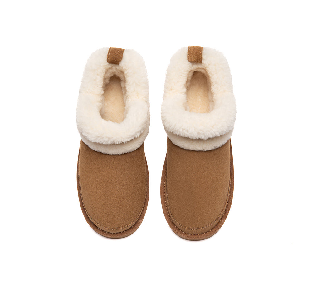 UGG Slippers Women Sheepskin Wool Shearling Ankle Arden