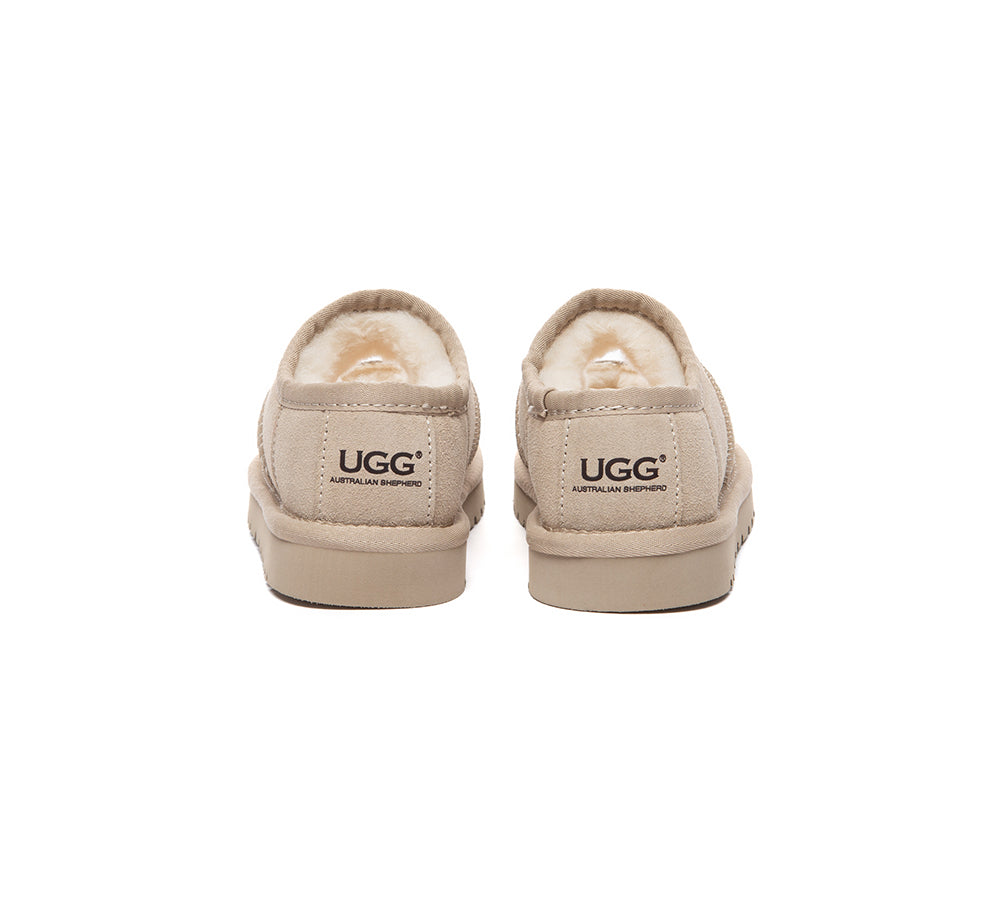 UGG Slippers Kids Sheepskin Wool Ankle Carmella
