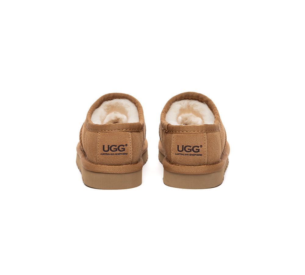 UGG Slippers Kids Sheepskin Wool Ankle Carmella