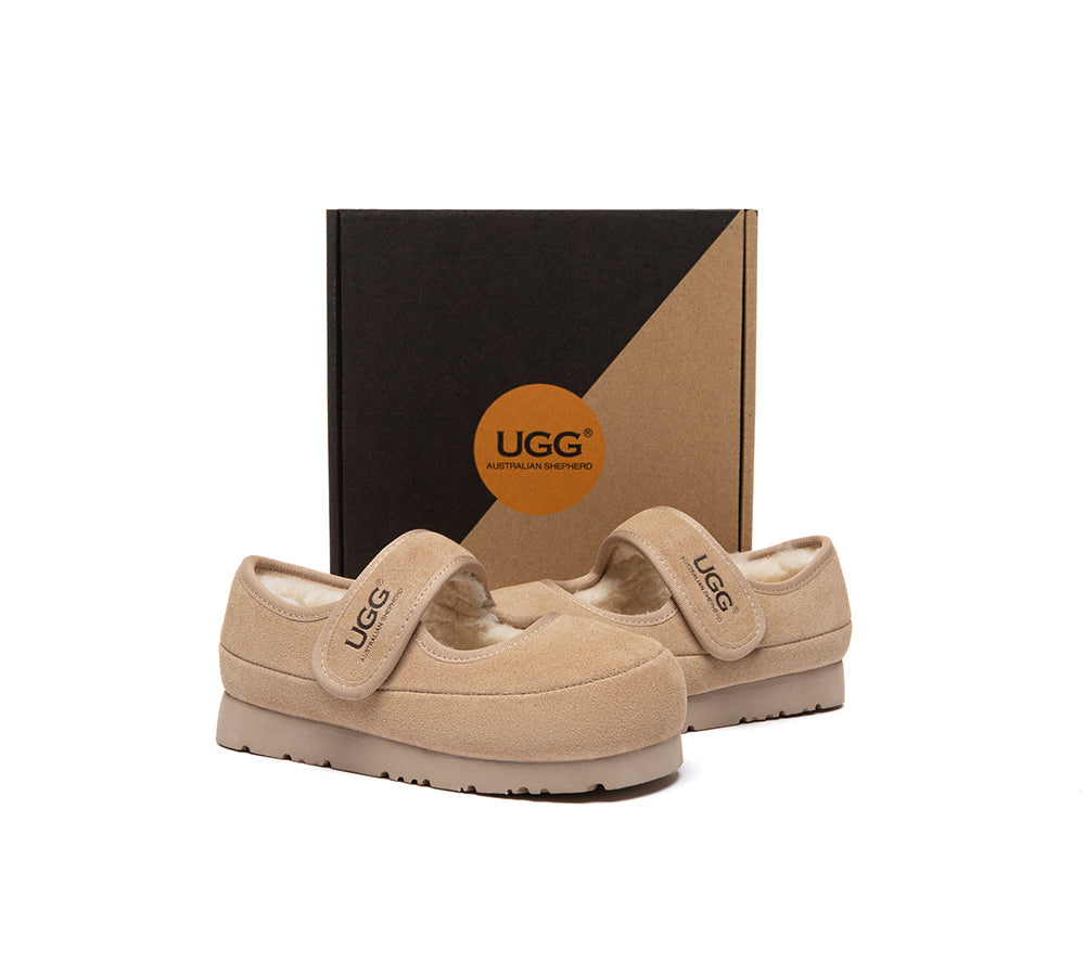UGG Slippers Kids Adjustable Strap Mary Jane Millie