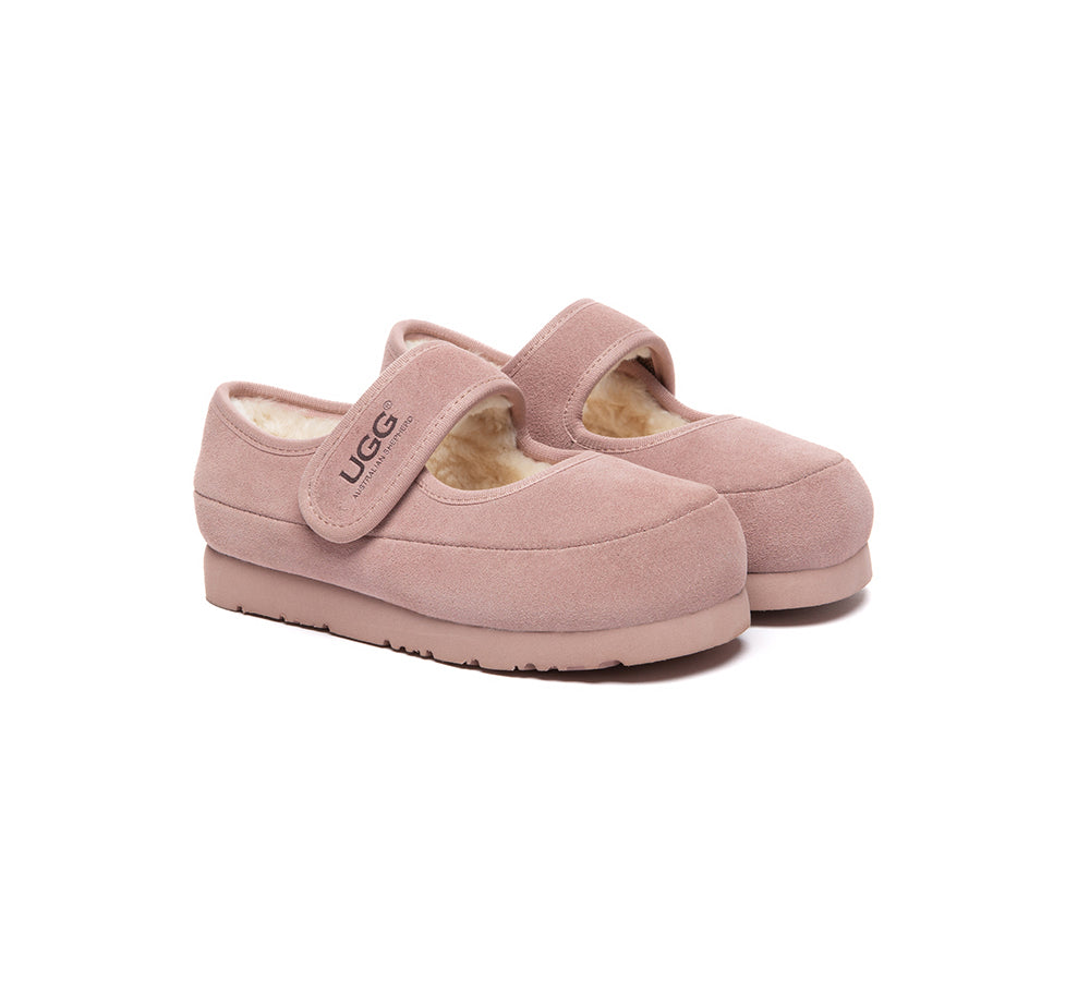 UGG Slippers Kids Adjustable Strap Mary Jane Millie