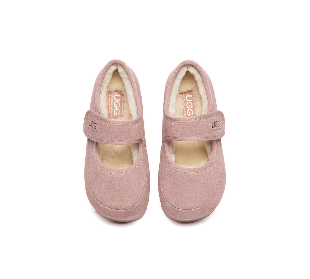UGG Slippers Kids Adjustable Strap Mary Jane Millie