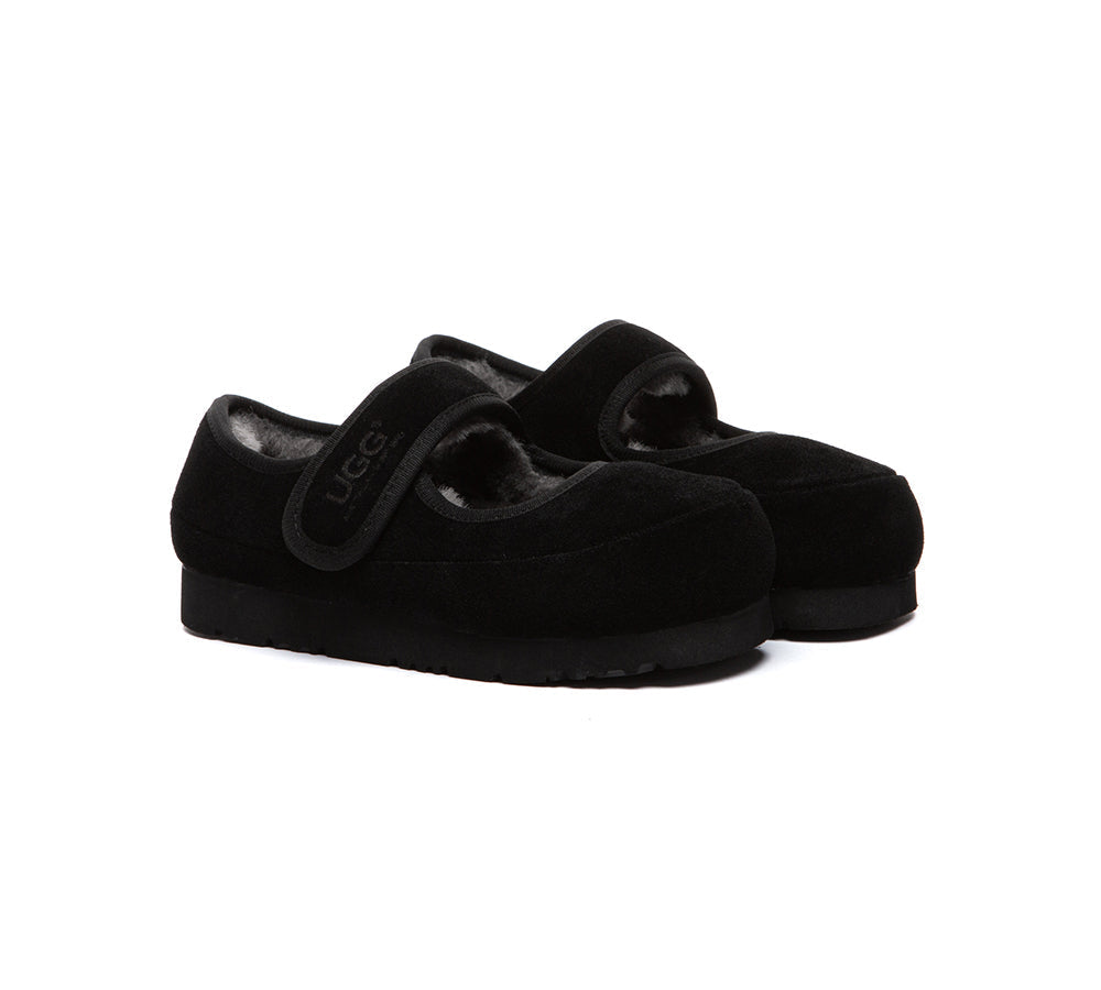 UGG Slippers Kids Adjustable Strap Mary Jane Millie