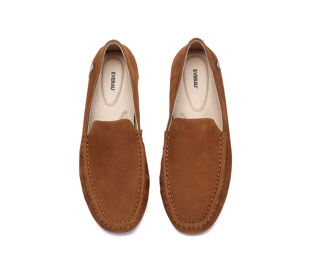 Men Leather Casual Slip On Moccasins Morris