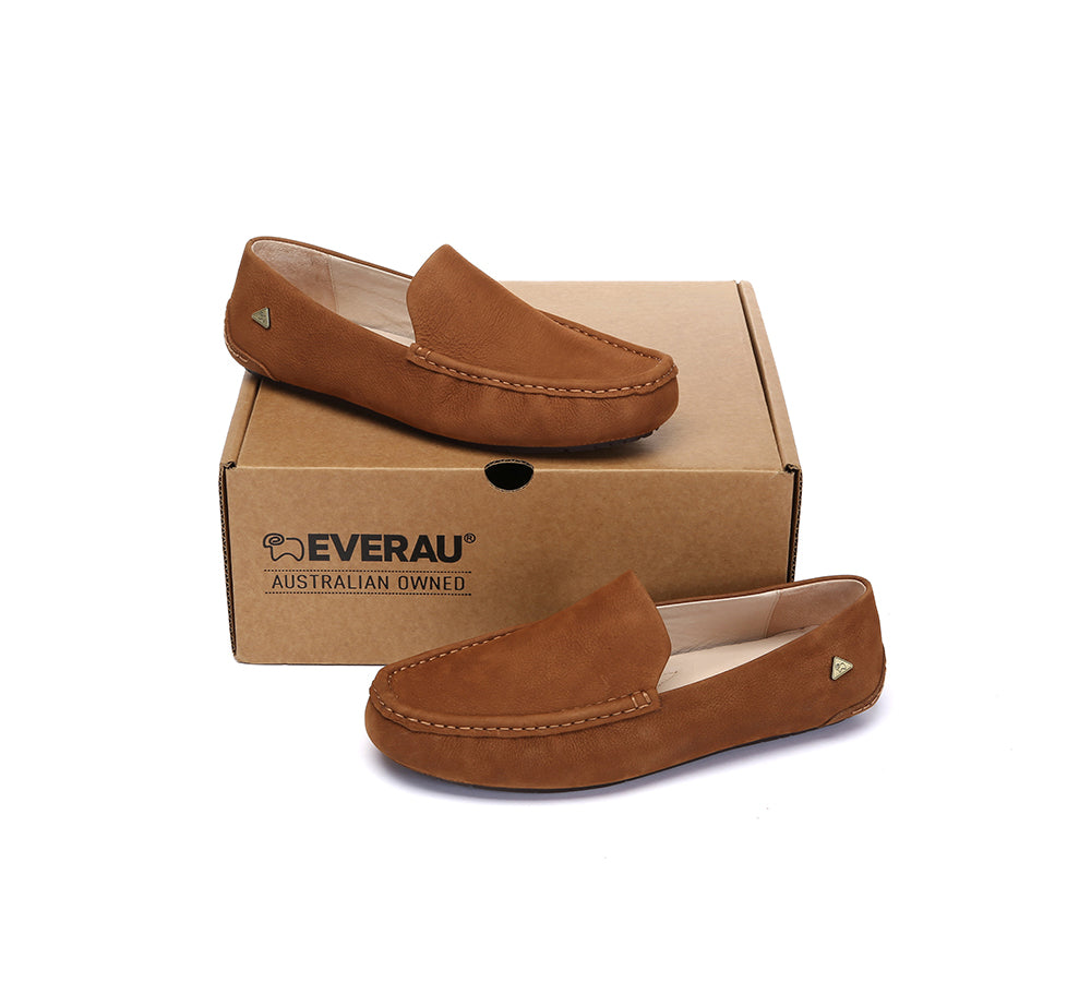 Men Leather Casual Slip On Moccasins Morris