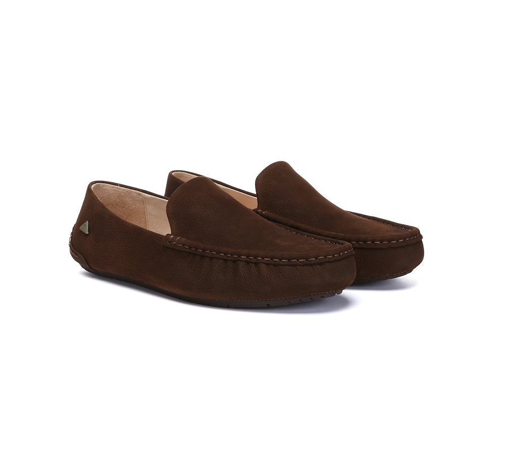 Men Leather Casual Slip On Moccasins Morris
