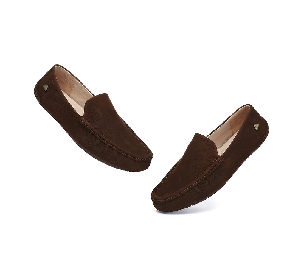 Men Leather Casual Slip On Moccasins Morris