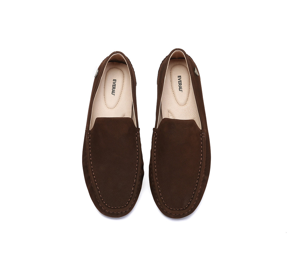 Men Leather Casual Slip On Moccasins Morris
