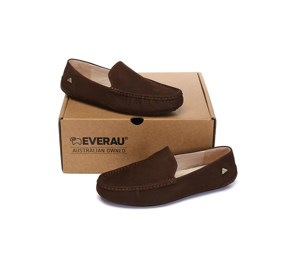 Men Leather Casual Slip On Moccasins Morris