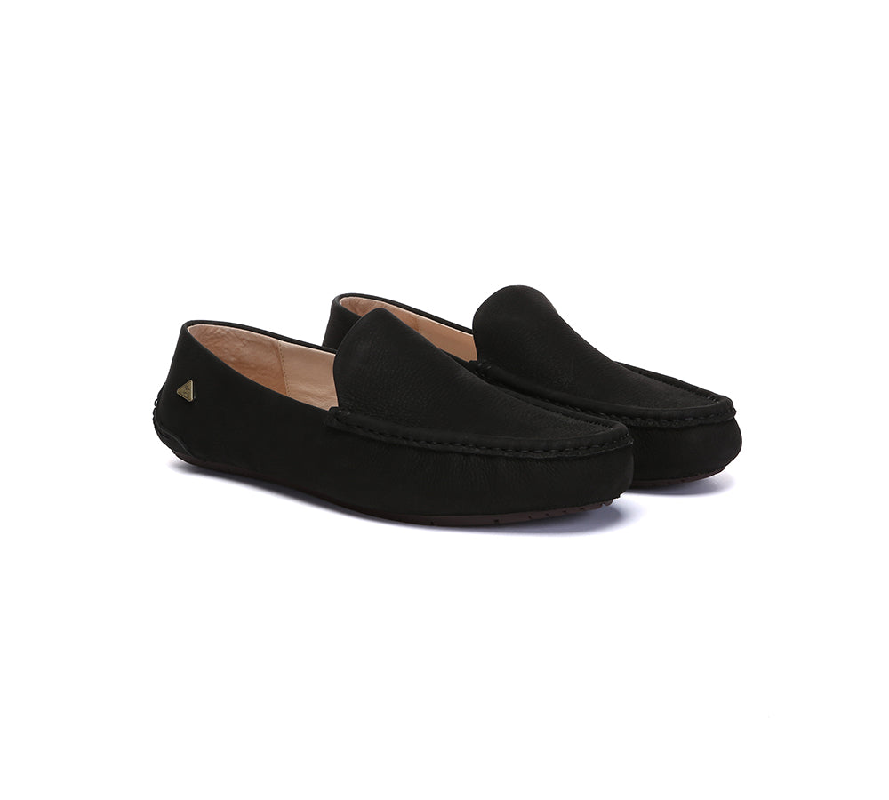 Men Leather Casual Slip On Moccasins Morris