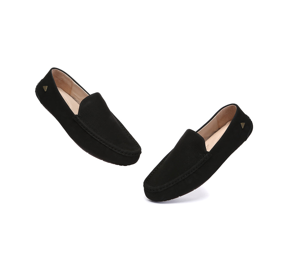 Men Leather Casual Slip On Moccasins Morris