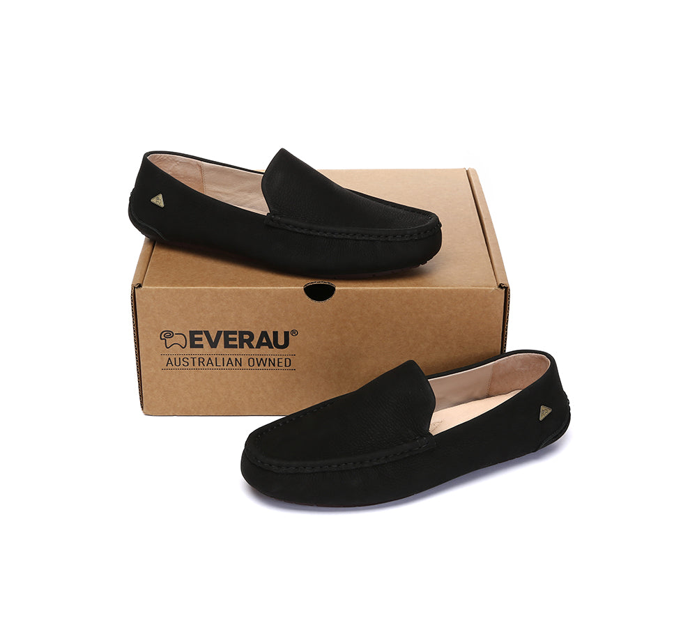 Men Leather Casual Slip On Moccasins Morris