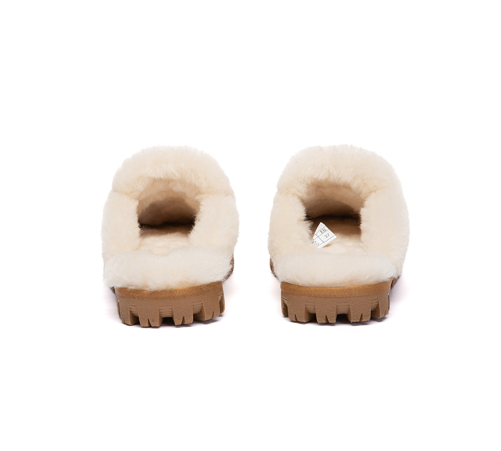 UGG Slippers Women Sheepskin Wool Shearling Layna