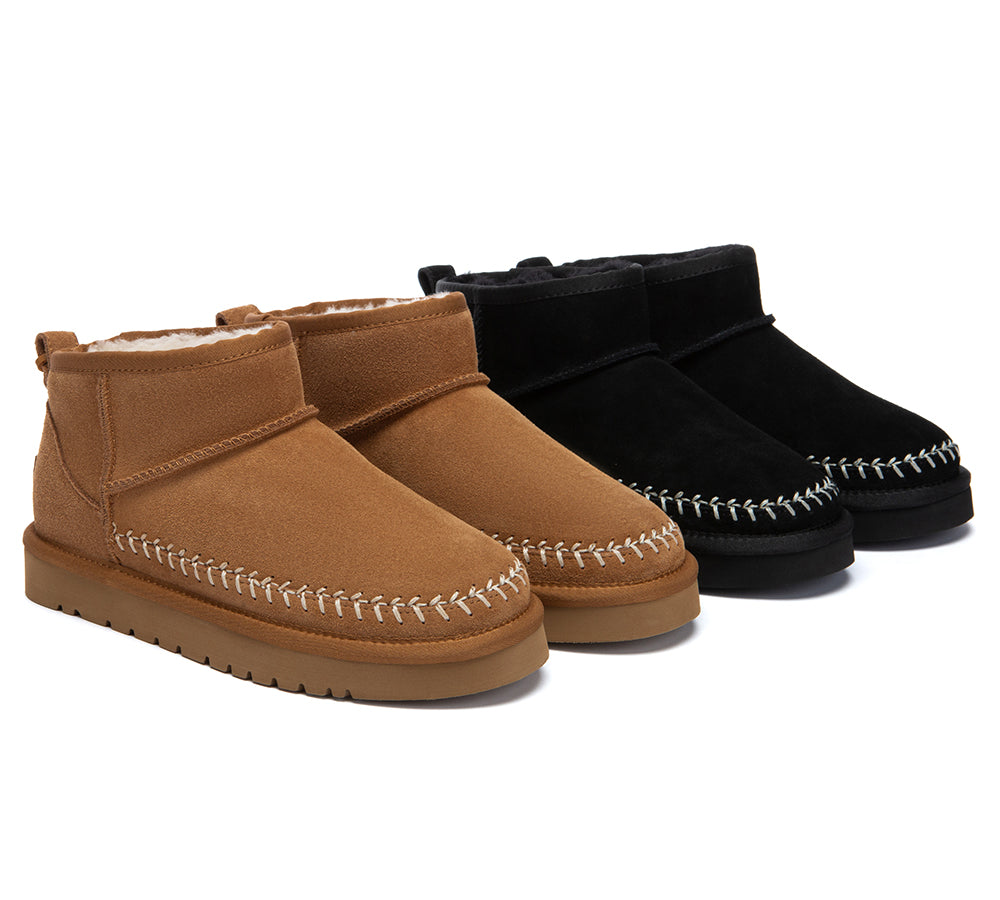 UGG Boots Sheepskin Wool Ankle Mini Canlia