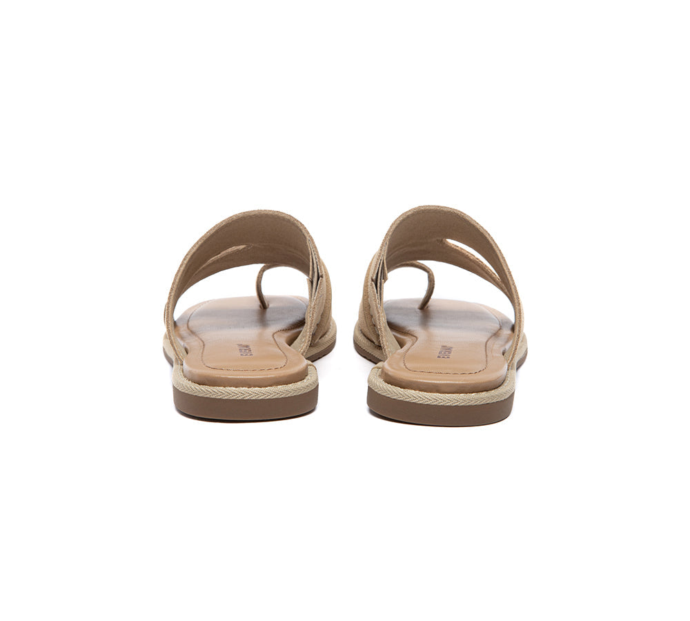 Women Toe Ring Flat Sandals Niko