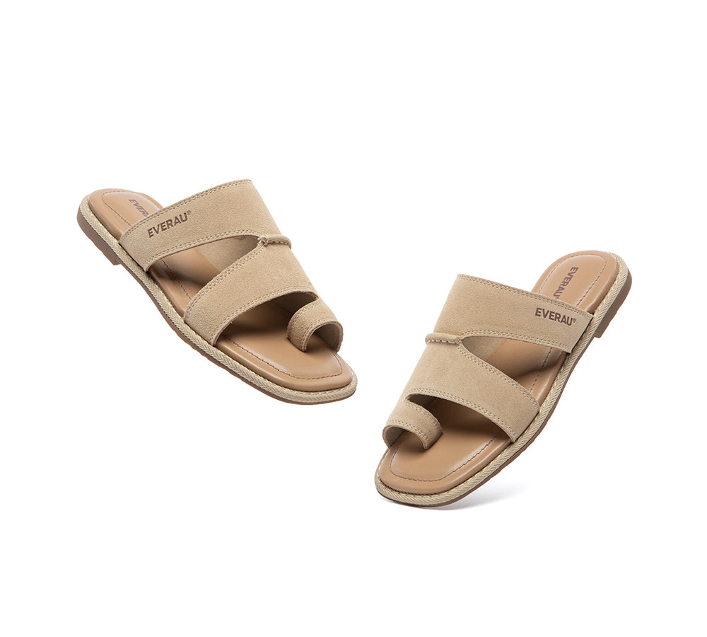 Women Toe Ring Flat Sandals Niko