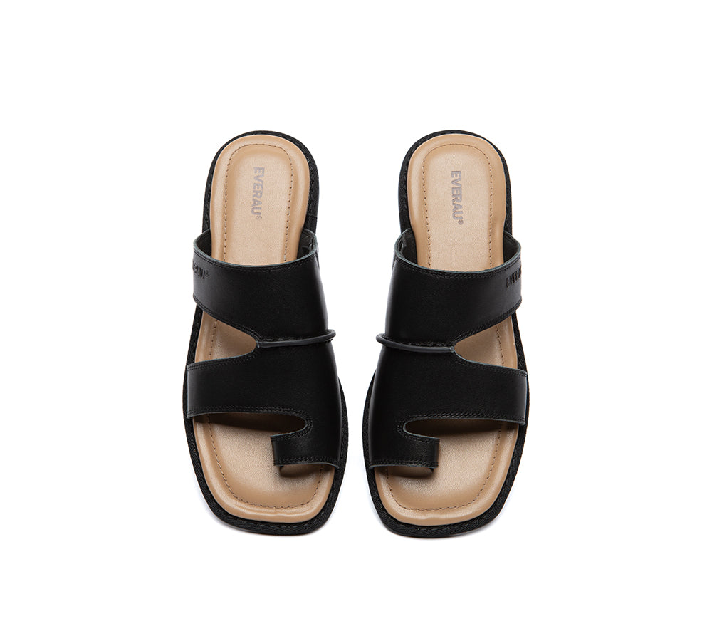 Women Toe Ring Flat Sandals Niko