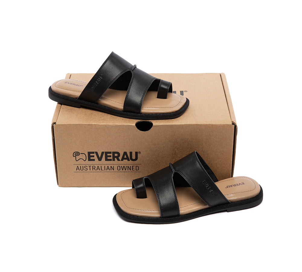 Women Toe Ring Flat Sandals Niko